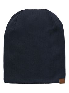 Hovedbilde Name it, Nknpmex m&oslash;rkebl&aring; ribbet lue