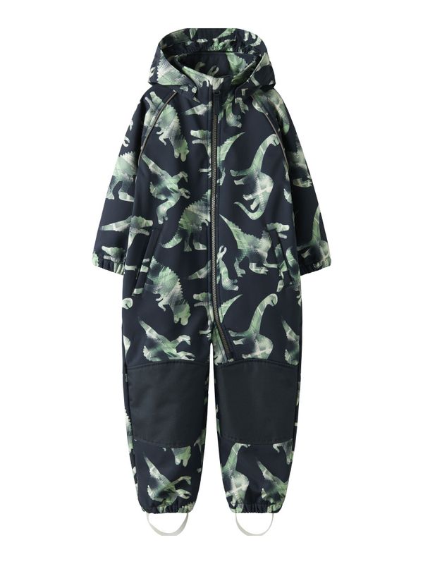 Nmmalfa08 mørkeblå softshelldress m/dinosaurer