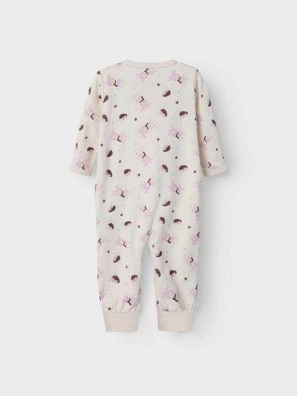 Nmnvaha offwhite pysjamas m/skogsdyr