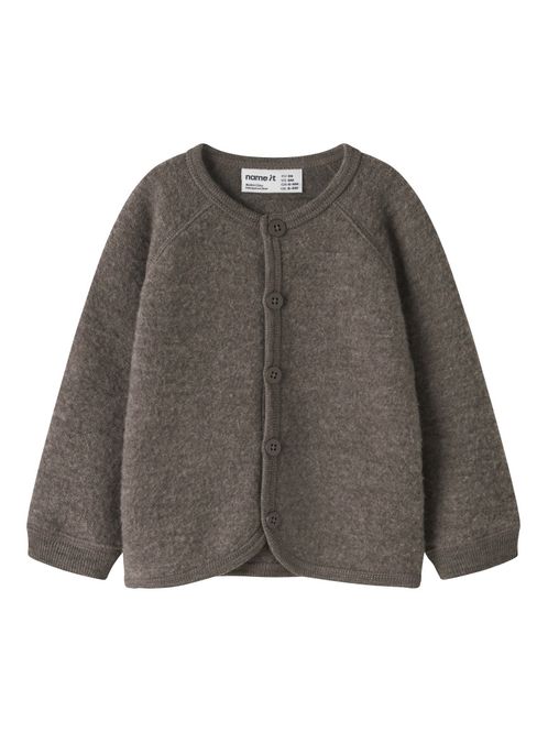 Hovedbilde Nbfwmino brun ullcardigan