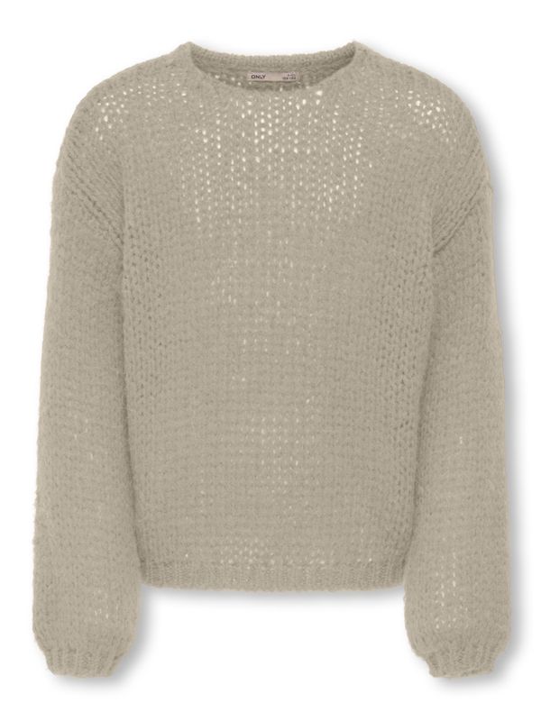 Kognordic beige strikket genser