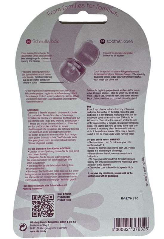 NIP, Smokkeboks rosa