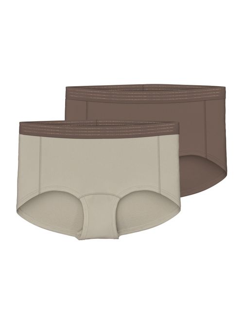 Hovedbilde Nkfhipster 2pk brun/beige hipster truser