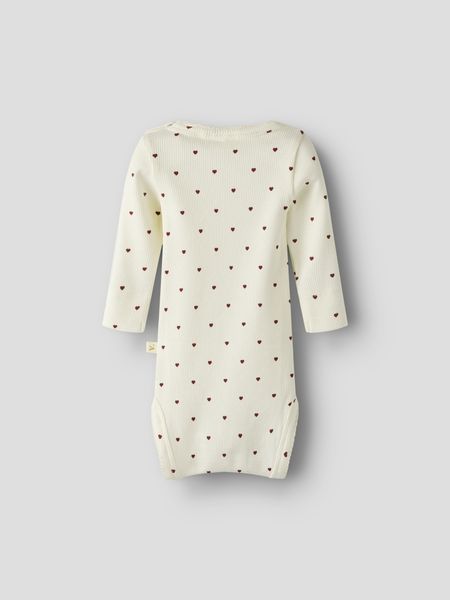 Lil'Atelier, Nbfgago lys beige body m/hjerter