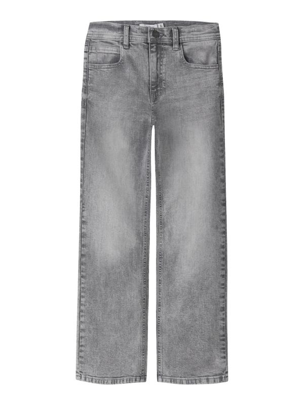 Nkmryan grå straight jeans 