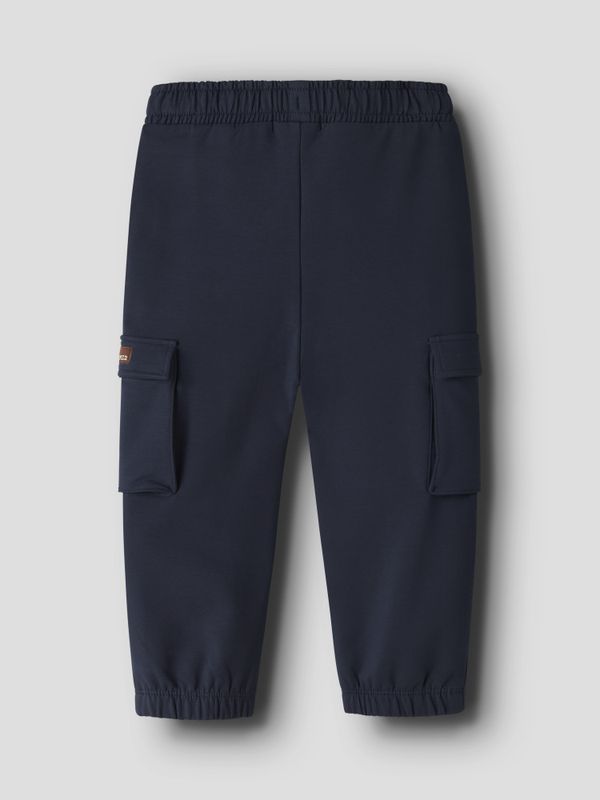 Nmmhalo mørkeblå cargo joggebukse