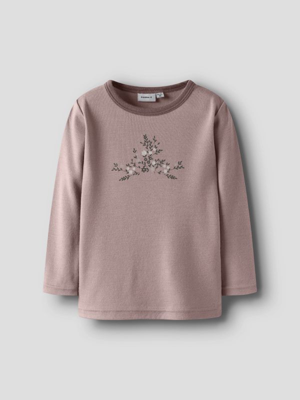 Nmfwillow gammelrosa ullgenser m/blomster