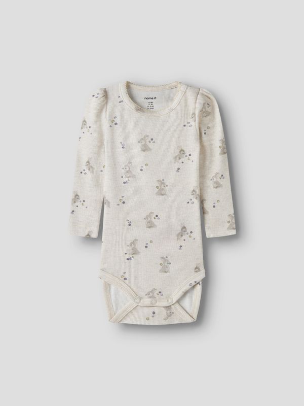 Nbfdiakab beige melert body med kaniner