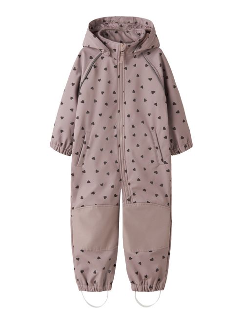 Hovedbilde Nmfalfa08 gammelrosa softshelldress m/hjerter