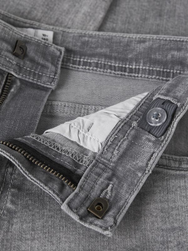 Nkmryan grå straight jeans 