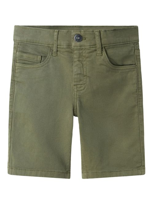 Hovedbilde Nkmsilas mosegrønn twill shorts