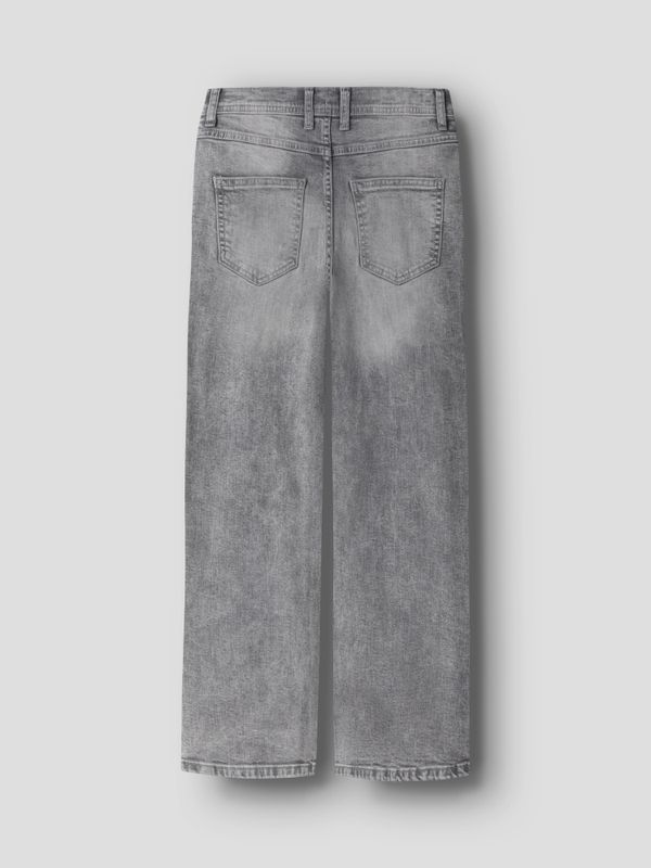 Nkmryan grå straight jeans 