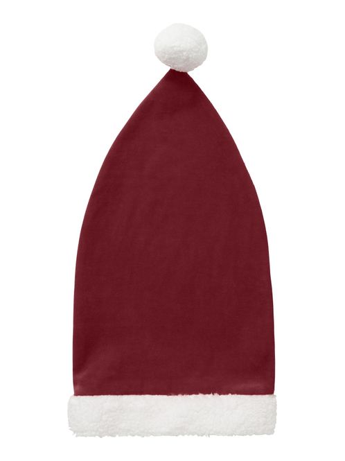 Hovedbilde Nkmristmas rød velour nisselue