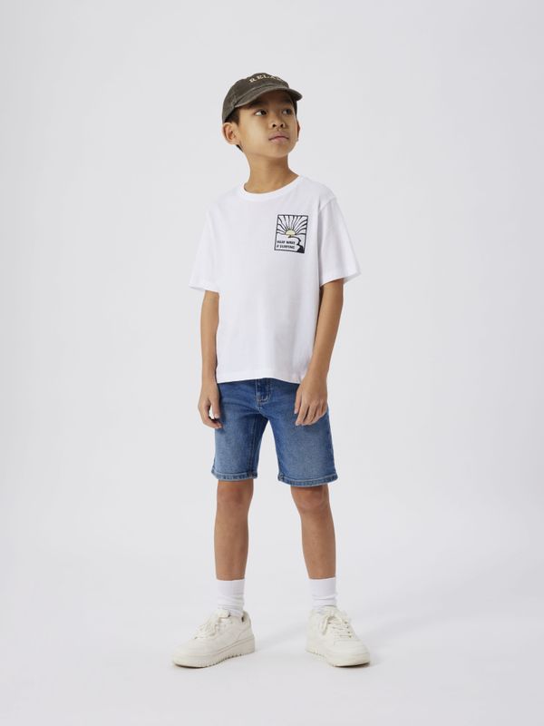 Nkmryan mellomblå jeans shorts