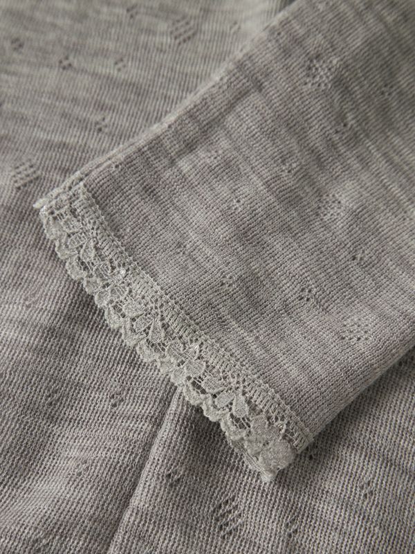 Nmfwang gråbeige ullstilongs