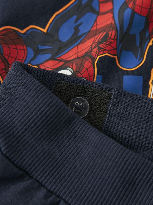 Nmmalbie mørkeblå joggebukse m/Spiderman