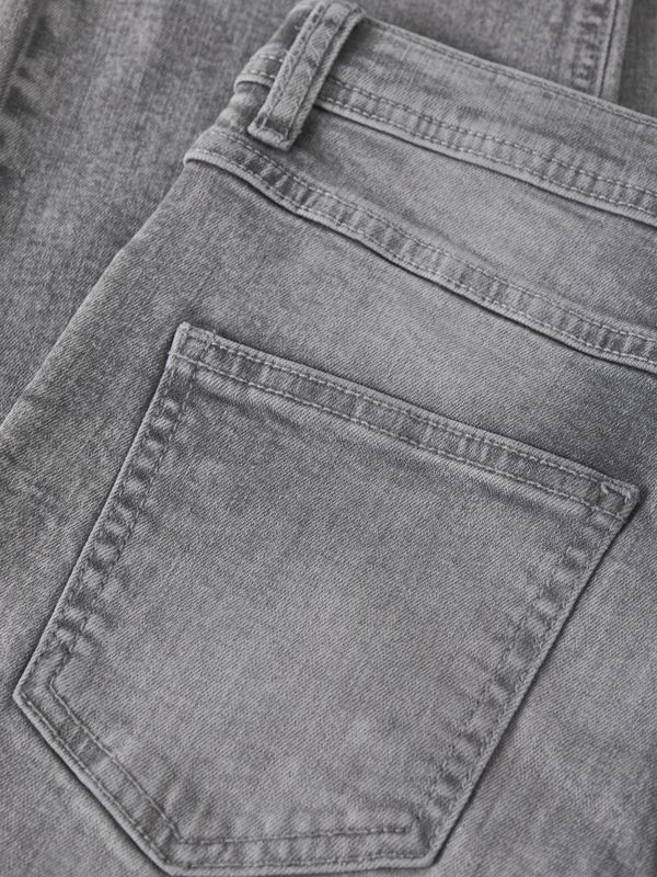 Nkmryan grå straight jeans 