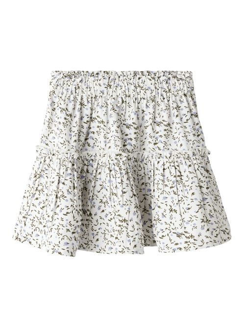 Hovedbilde Nmfjolly offwhite skjørt med blomster