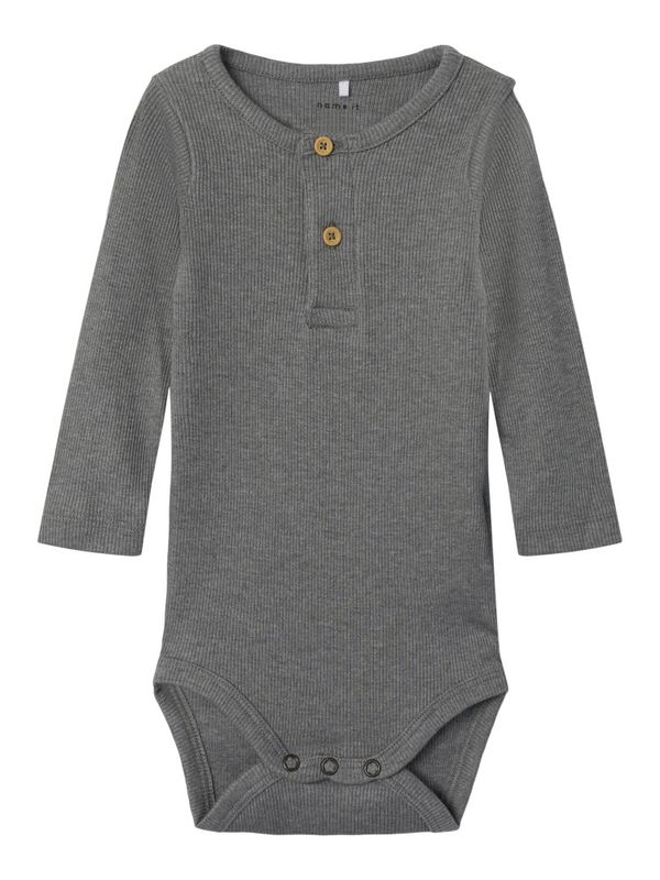 Nbmkab grå ribbet body