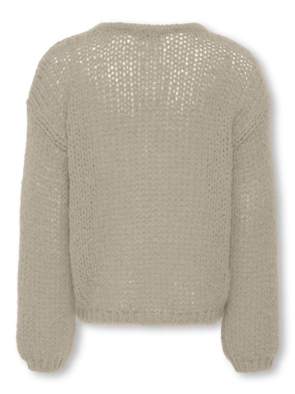 Kognordic beige strikket genser