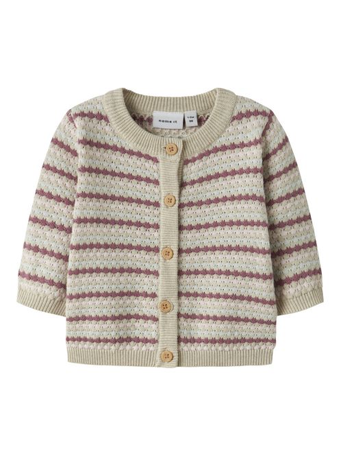 Hovedbilde Nbfflows strikket cardigan m/striper