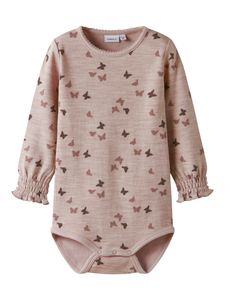 Hovedbilde Name it, Nmfwuppo ull/bomull lys gammelrosa body