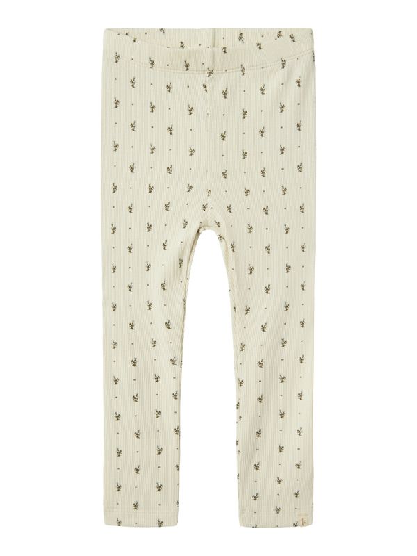 Lil'Atelier, Nmfgago lys beige legging med blomster