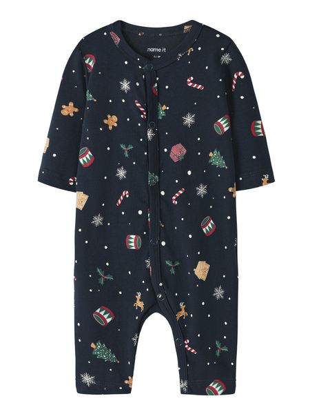 Name it, Nbnvismas m&oslash;rkebl&aring; julepysj m/m&oslash;nster