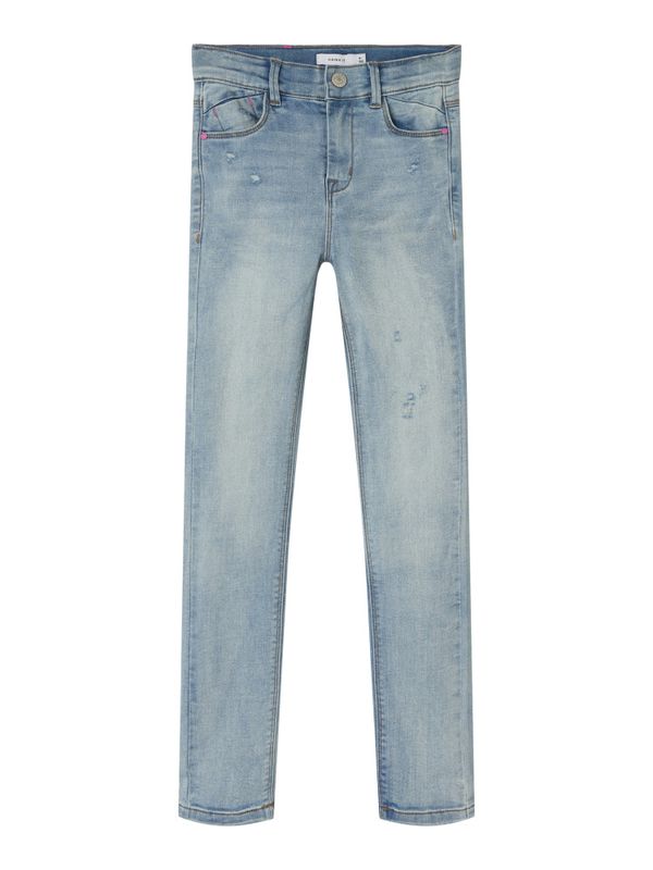 Nkfpolly lyseblå skinny jeans