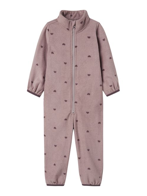 Hovedbilde Nmnspektra gammelrosa fleecedress m/hjerter