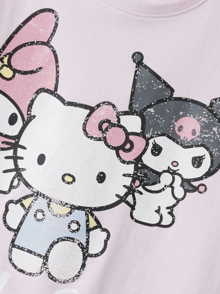 Name it, Nkfmahild lyserosa t-skjorte m/Hello Kitty