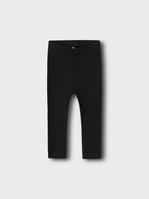 Nbmkab svart ribbet legging