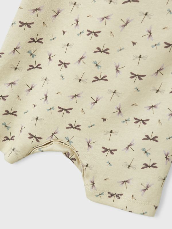 Nbfjoyane beige soldress med øyenstikkere